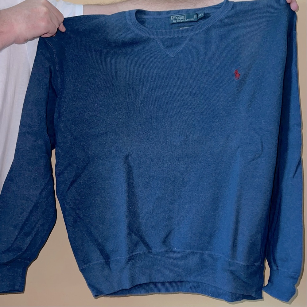 Ralph Lauren Fleece Sweatshirt - Navy - Men’s - Size XXL